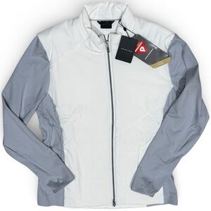 NWT! DUNNING GOLF INSULATED PERFORMANCE JACKET white M